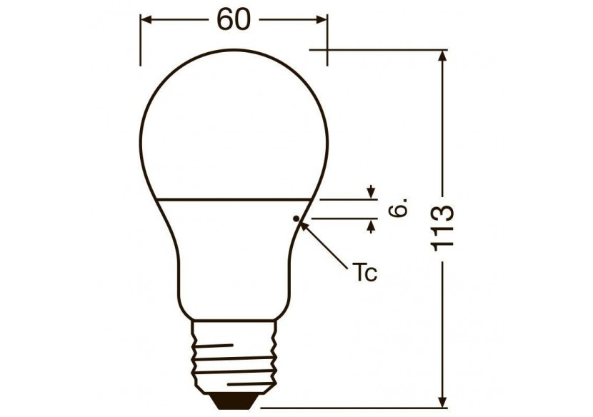 Ampoule LED A60 E27 8,5W LEDVANCE - O127357 - Barcelona LED