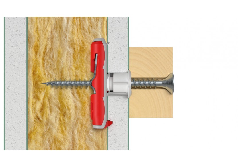 Cheville à bascule en nylon Duotec - Boite de 50