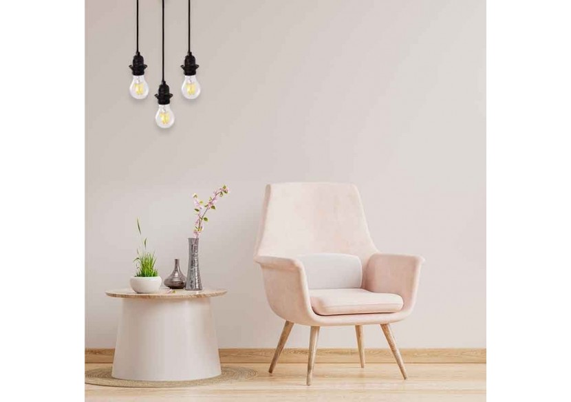Câble électrique pour suspension - E27 - 130cm - K17-N - Barcelona LED Câble électrique pour suspension - E27 - 130cm - K17-N - Barcelona LED