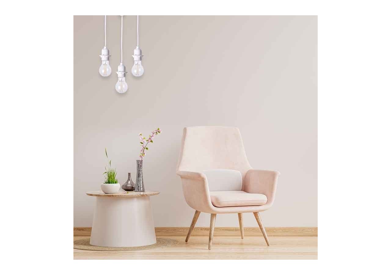 Câble électrique pour suspension - E27 - 130cm - K17-B - Barcelona LED