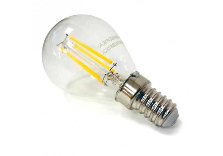 Ampoule LED filament sphérique E14 G45 5W - B1316-E14-2-BC - Barcelona LED