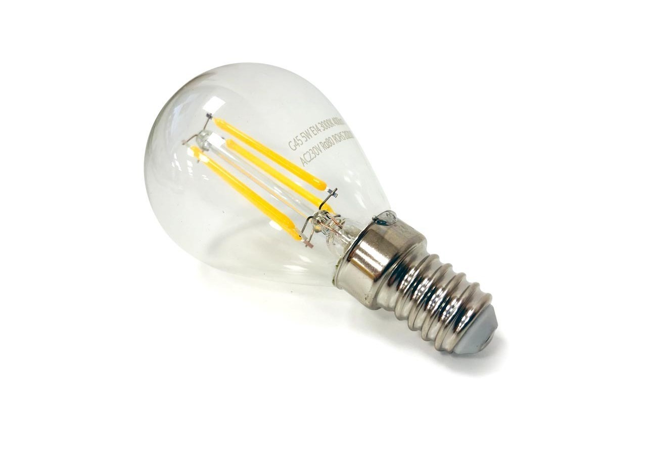 Ampoule LED filament sphérique E14 G45 5W - B1316-E14-2-BC - Barcelona LED