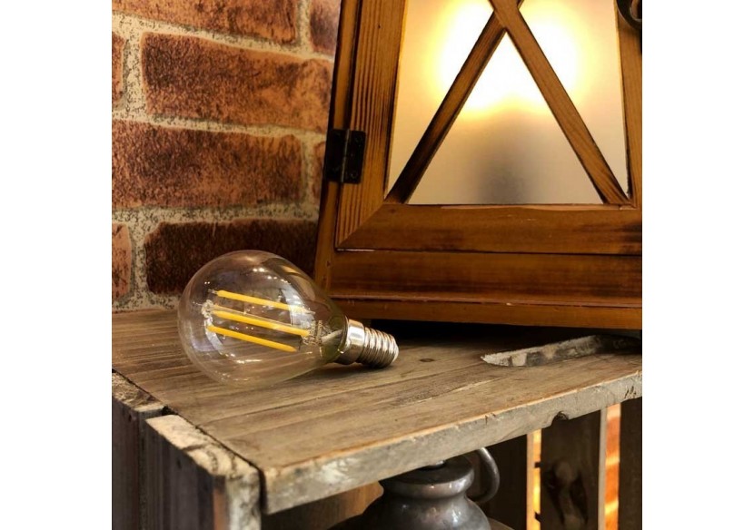 Ampoule LED filament sphérique E14 G45 5W - B1316-E14-2-BC - Barcelona LED