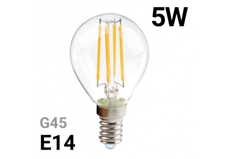 Ampoule LED filament sphérique E14 G45 5W - B1316-E14-2-BN - Barcelona LED 2