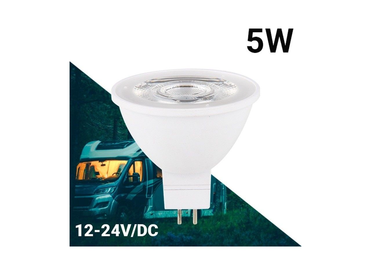 Ampoule GU5.3 LED MR16 12-24V DC 5W - BV1360-BC - Barcelona LED