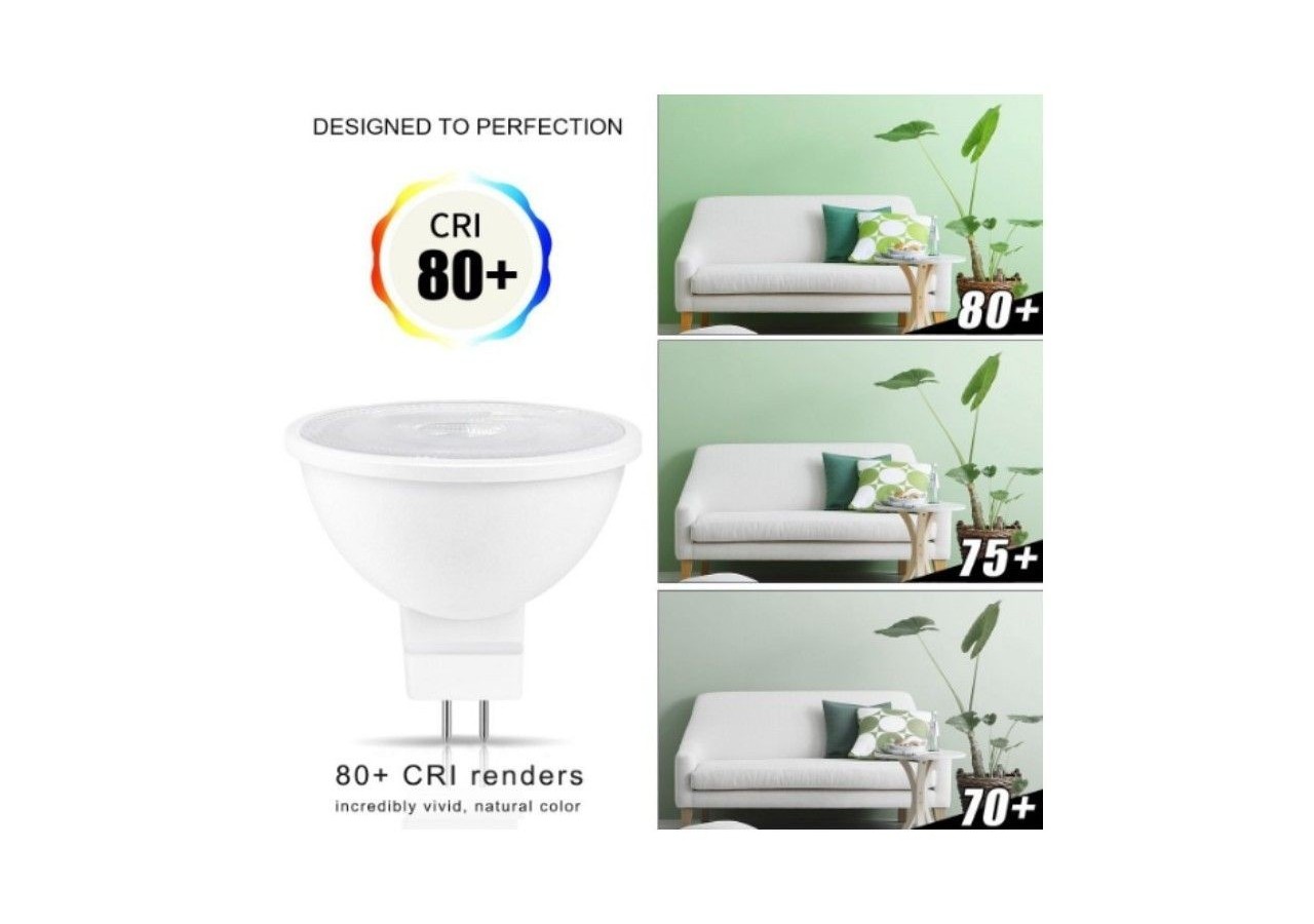 Ampoule GU5.3 LED MR16 12-24V DC 5W - BV1360-BN - Barcelona LED