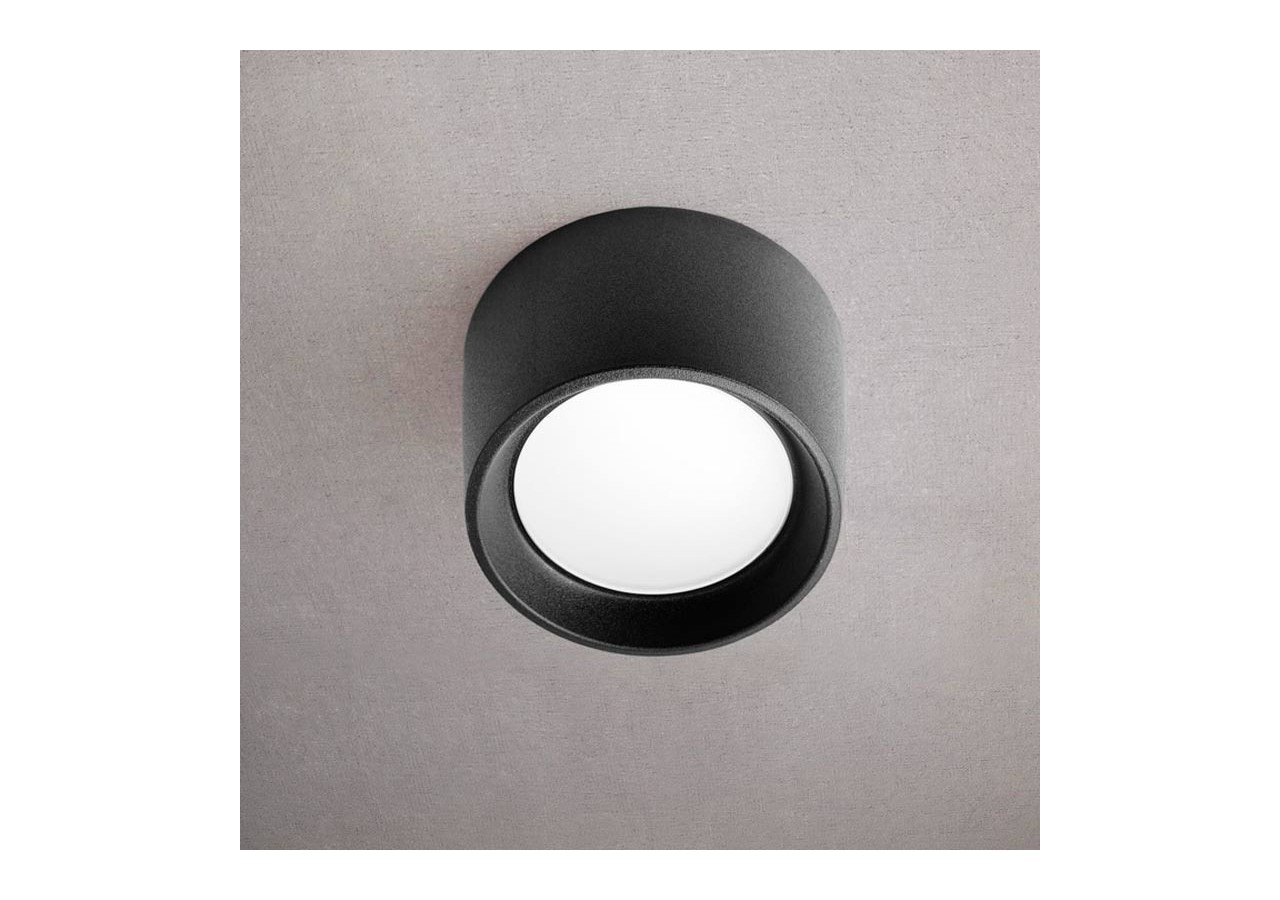 Plafonnier d'extérieur CCT "Livia 160" FUMAGALLI - 7W - GX53 - IP55 - 3A9.000.000.AXC1K - Barcelona LED