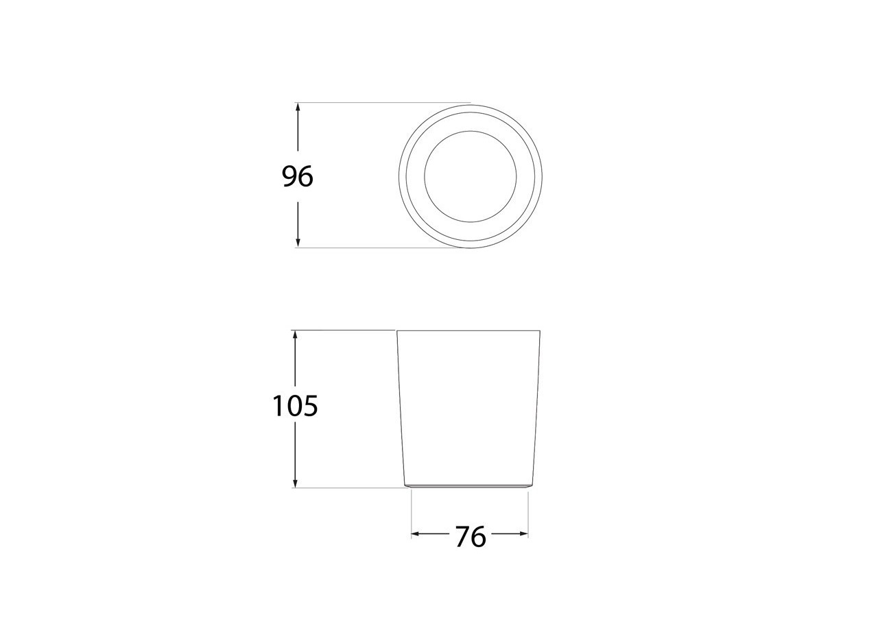 Plafonnier extérieur CCT "Livia 90" FUMAGALLI 6W GU10 IP55 - 2A9.000.000.WXL1K - Barcelona LED