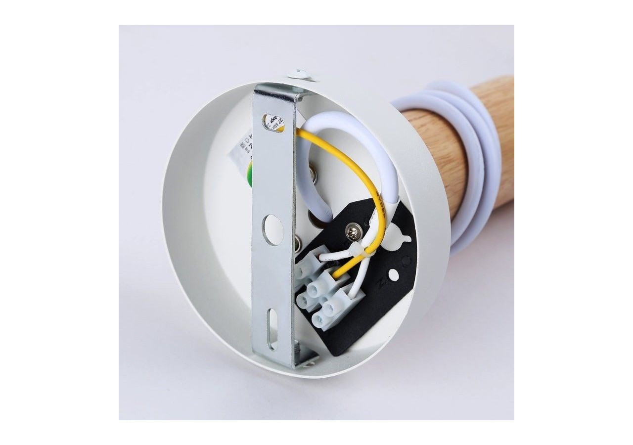Lampe murale rustique en bois "MILA" - LM135-B - Barcelona LED
