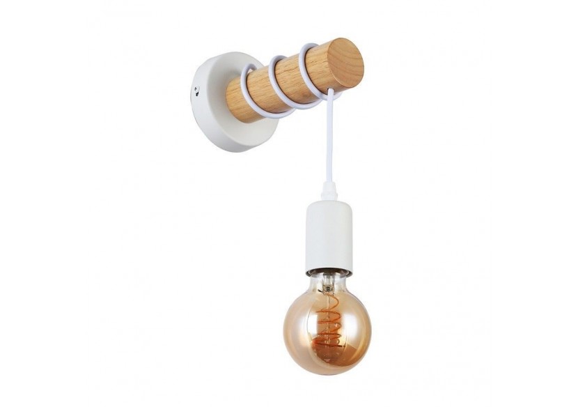 Lampe murale rustique en bois "MILA" - LM135-B - Barcelona LED Lampe murale rustique en bois "MILA" - LM135-B - Barcelona LED