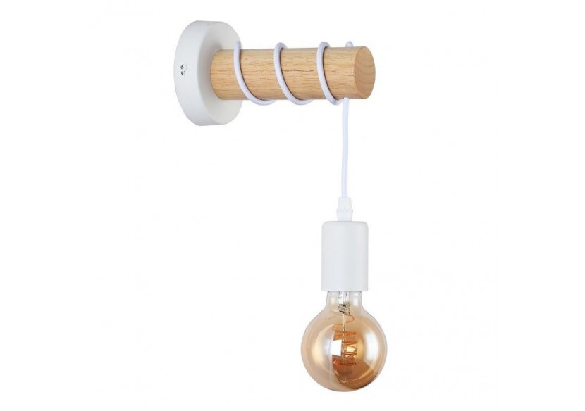 Lampe murale rustique en bois "MILA" - LM135-B - Barcelona LED Lampe murale rustique en bois "MILA" - LM135-B - Barcelona LED