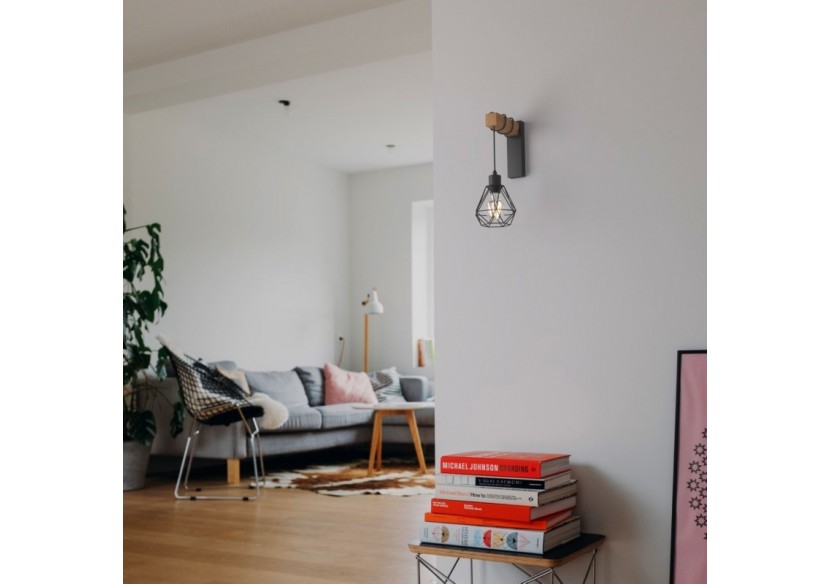 Applique murale cage "RODEN" - LM133-N - Barcelona LED Applique murale cage "RODEN" - LM133-N - Barcelona LED