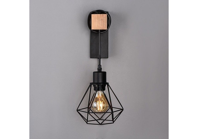 Applique murale cage "RODEN" - LM133-N - Barcelona LED Applique murale cage "RODEN" - LM133-N - Barcelona LED