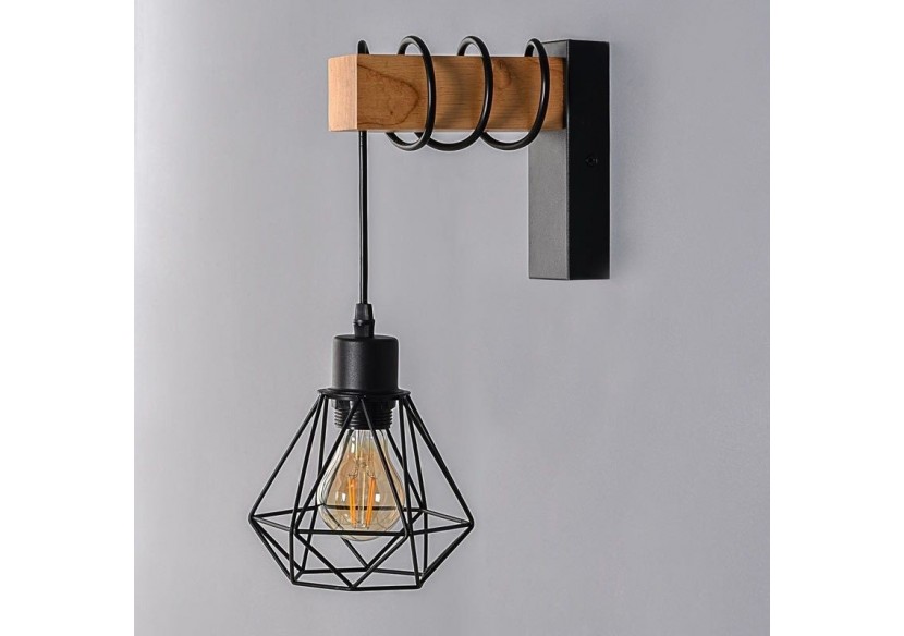 Applique murale cage "RODEN" - LM133-N - Barcelona LED Applique murale cage "RODEN" - LM133-N - Barcelona LED