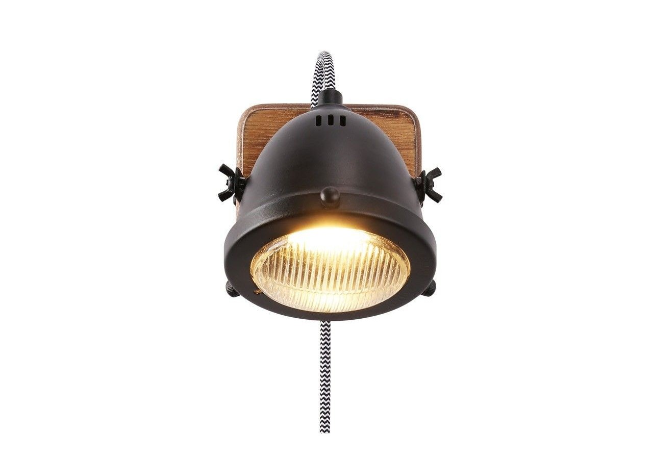 Applique murale avec prise et interrupteur "MOTT" - LV140-N-EU - Barcelona LED