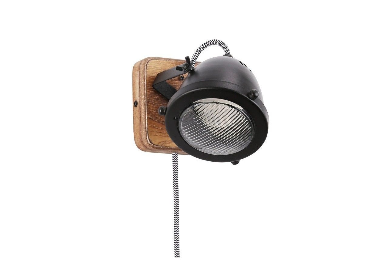 Applique murale avec prise et interrupteur "MOTT" - LV140-N-EU - Barcelona LED