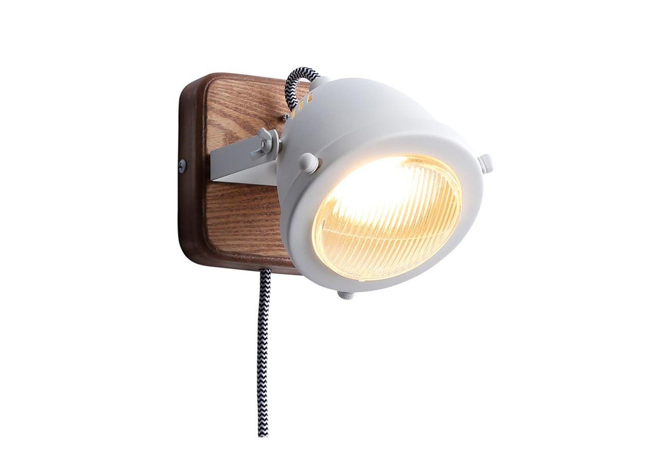 Applique murale avec prise et interrupteur "MOTT" - LV140-B-EU - Barcelona LED