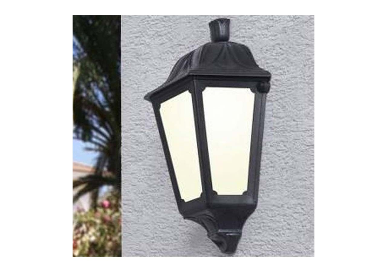 Demi-lanterne murale "Iesse" diffuseur opaque E27 IP55 - M22.000.000.AYE27 - Barcelona LED