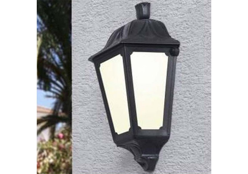 Demi-lanterne murale "Iesse" diffuseur opaque E27 IP55 - M22.000.000.AYE27 - Barcelona LED Demi-lanterne murale "Iesse" diffuseur opaque E27 IP55 - M22.000.000.AYE27 - Barcelona LED