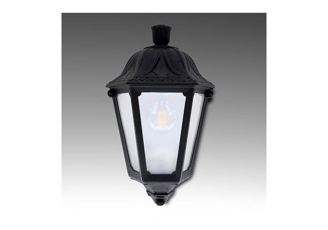 Demi-lanterne murale "Iesse" diffuseur opaque E27 IP55 - M22.000.000.AYE27 - Barcelona LED