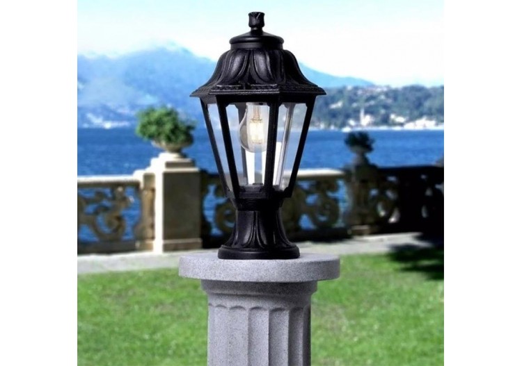 Lanterne sur pied "Mikrolot/Anna" E27 IP55 diffuseur transparent - E22.110.000.AXE27 - Barcelona LED 2