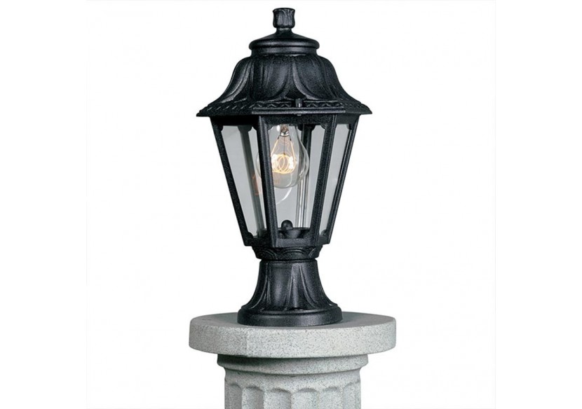 Lanterne sur pied "Mikrolot/Anna" E27 IP55 diffuseur transparent - E22.110.000.AXE27 - Barcelona LED