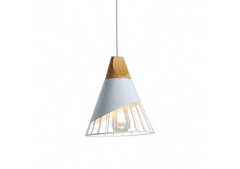 Suspension scandinave en métal et en bois "Ador" - LN1202-B - Barcelona LED