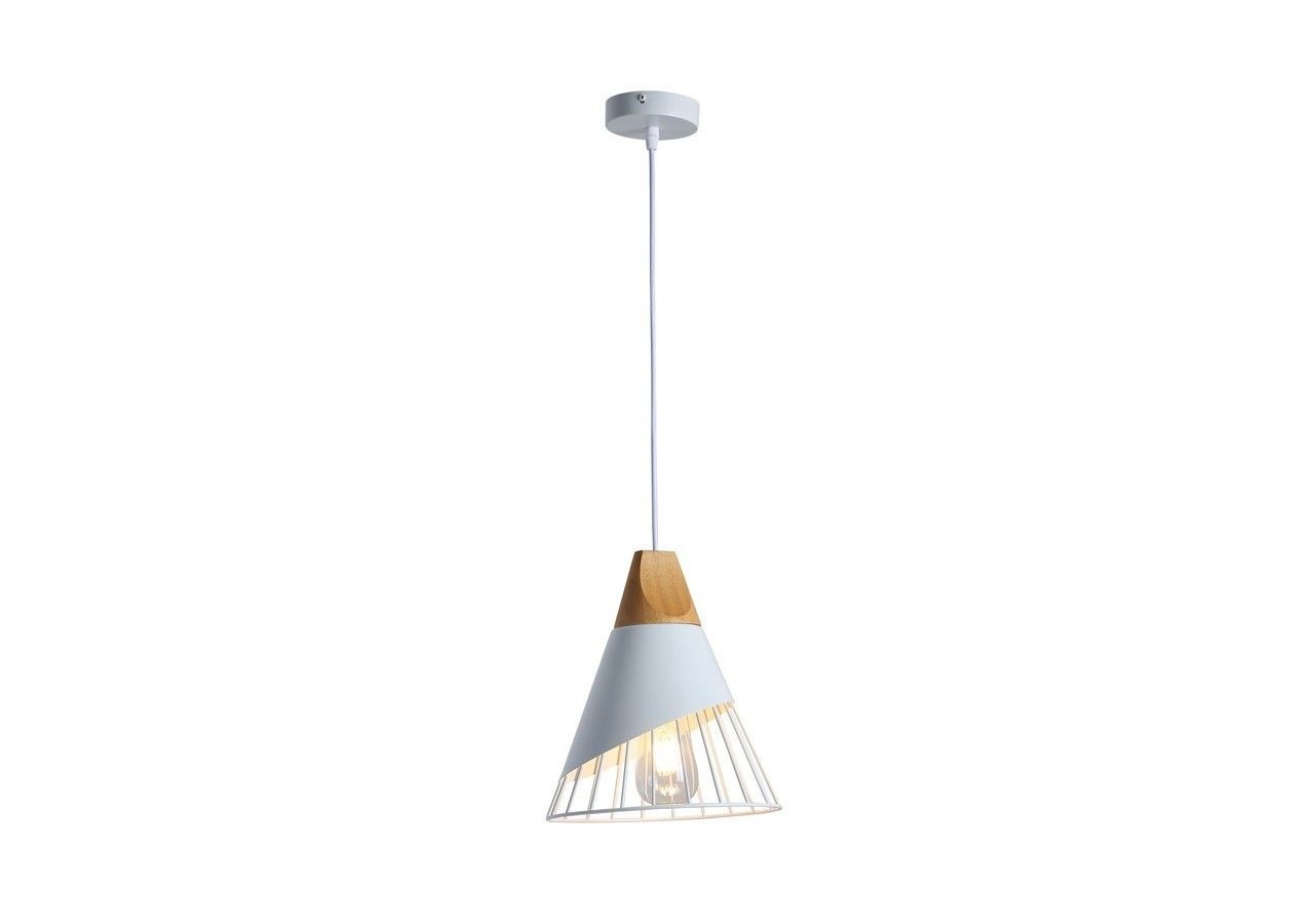 Suspension scandinave en métal et en bois "Ador" - LN1202-B - Barcelona LED