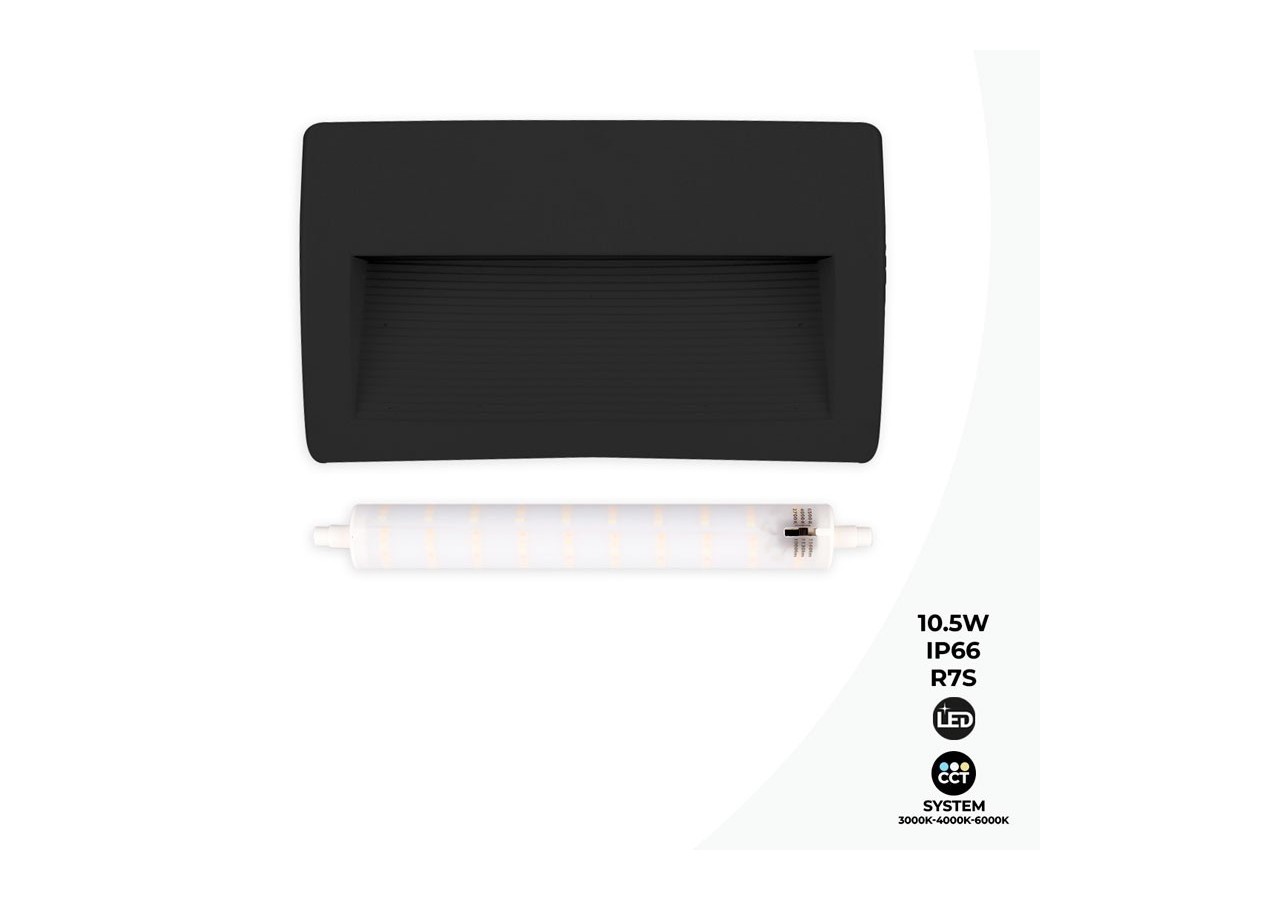 Balise murale LED CCT extérieure FUMAGALLI LORENZA 270 R7S 10,5W - AS3.000.000.AXP1K - Barcelona LED