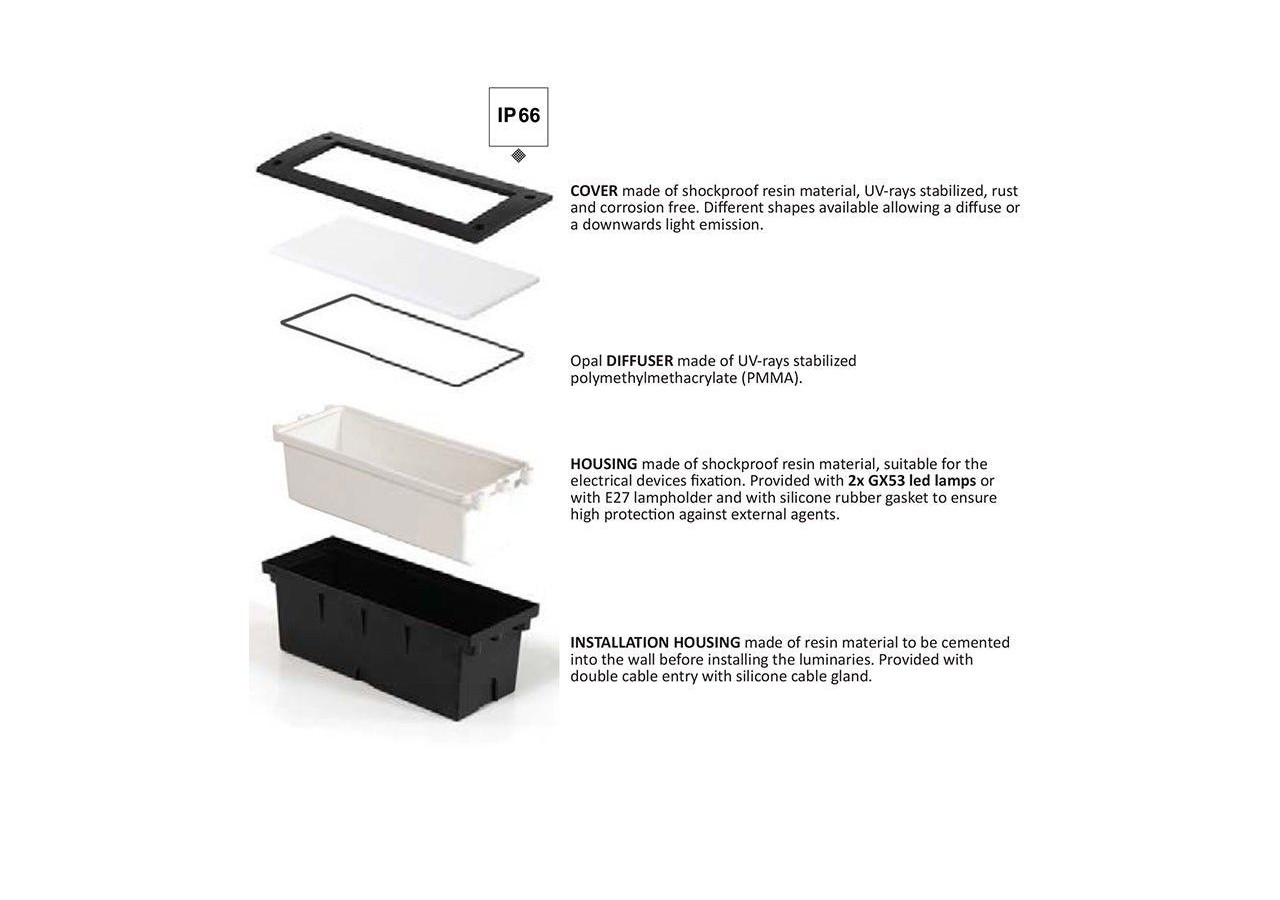 Balise encastrable Fumagalli LETI 300 HS E27 6W - 5C4.000.000.AYE27 - Barcelona LED
