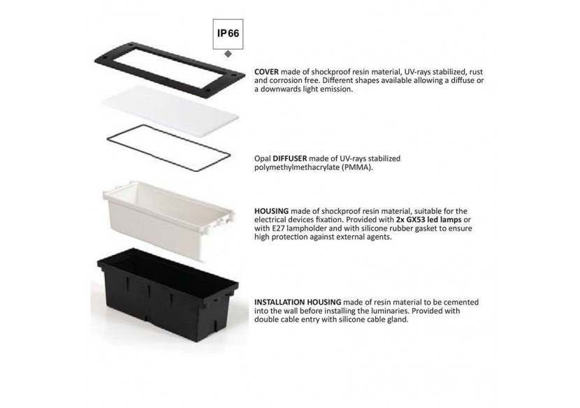 Balise encastrable Fumagalli LETI 300 HS E27 6W - 5C4.000.000.AYE27 - Barcelona LED Balise encastrable Fumagalli LETI 300 HS E27 6W - 5C4.000.000.AYE27 - Barcelona LED