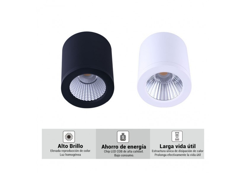 Applique plafond CCT mini "Gess" COB 15W IP54 - L6001-N-CCT - Barcelona LED Applique plafond CCT mini "Gess" COB 15W IP54 - L6001-N-CCT - Barcelona LED