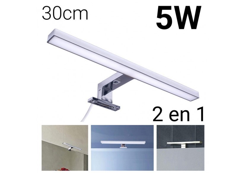 Applique miroir LED 30cm 5W | Montage miroir et armoire - LE204-BC - Barcelona LED Applique miroir LED 30cm 5W | Montage miroir et armoire - LE204-BC - Barcelona LED