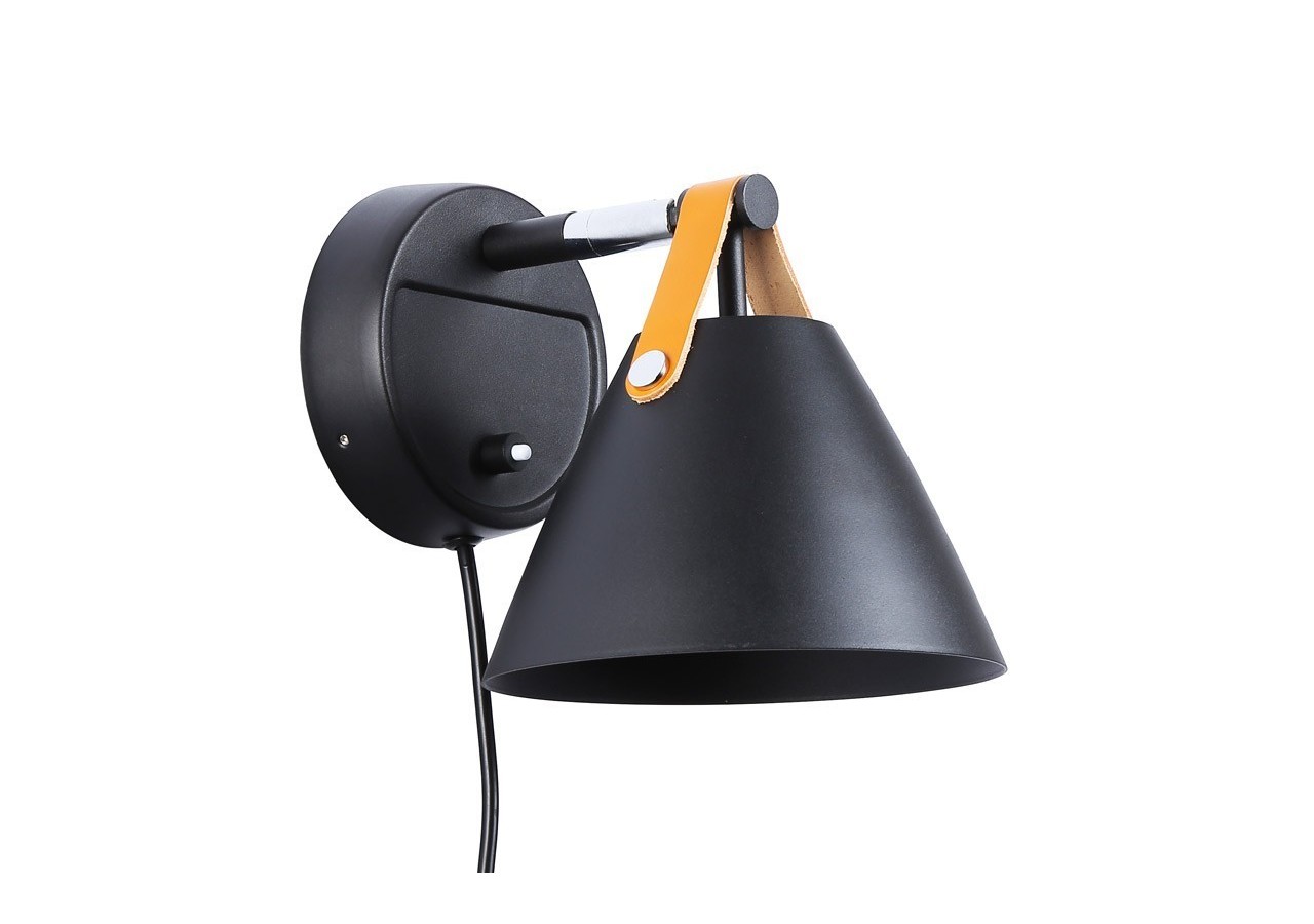 Applique murale "Ellen" avec interrupteur et prise - L3054-N - Barcelona LED