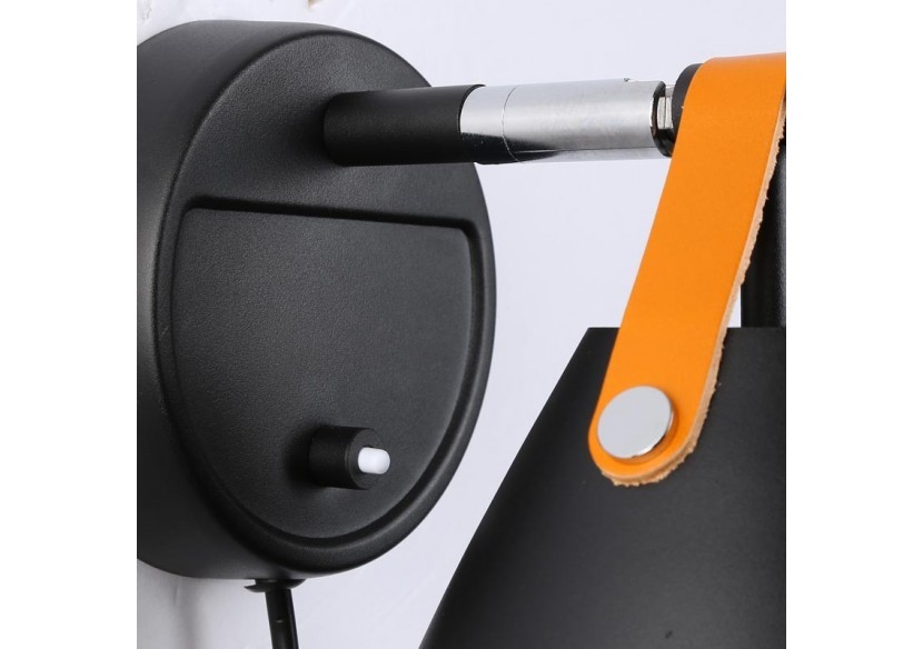 Applique murale "Ellen" avec interrupteur et prise - L3054-N - Barcelona LED