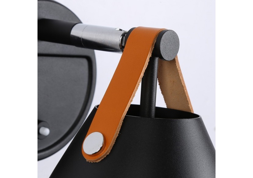 Applique murale "Ellen" avec interrupteur et prise - L3054-N - Barcelona LED