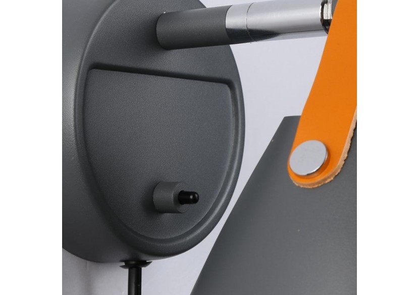 Applique murale "Ellen" avec interrupteur et prise - L3054-G - Barcelona LED