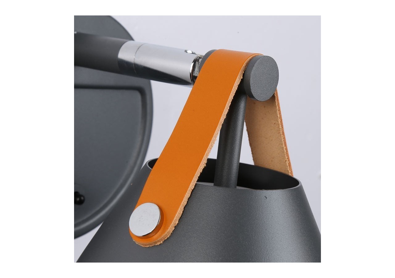 Applique murale "Ellen" avec interrupteur et prise - L3054-G - Barcelona LED