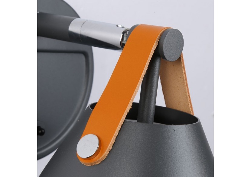 Applique murale "Ellen" avec interrupteur et prise - L3054-G - Barcelona LED