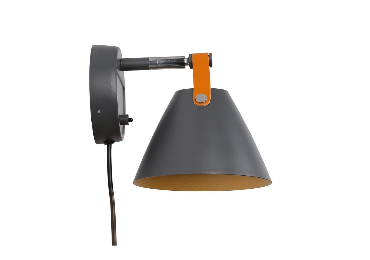 Applique murale "Ellen" avec interrupteur et prise - L3054-G - Barcelona LED