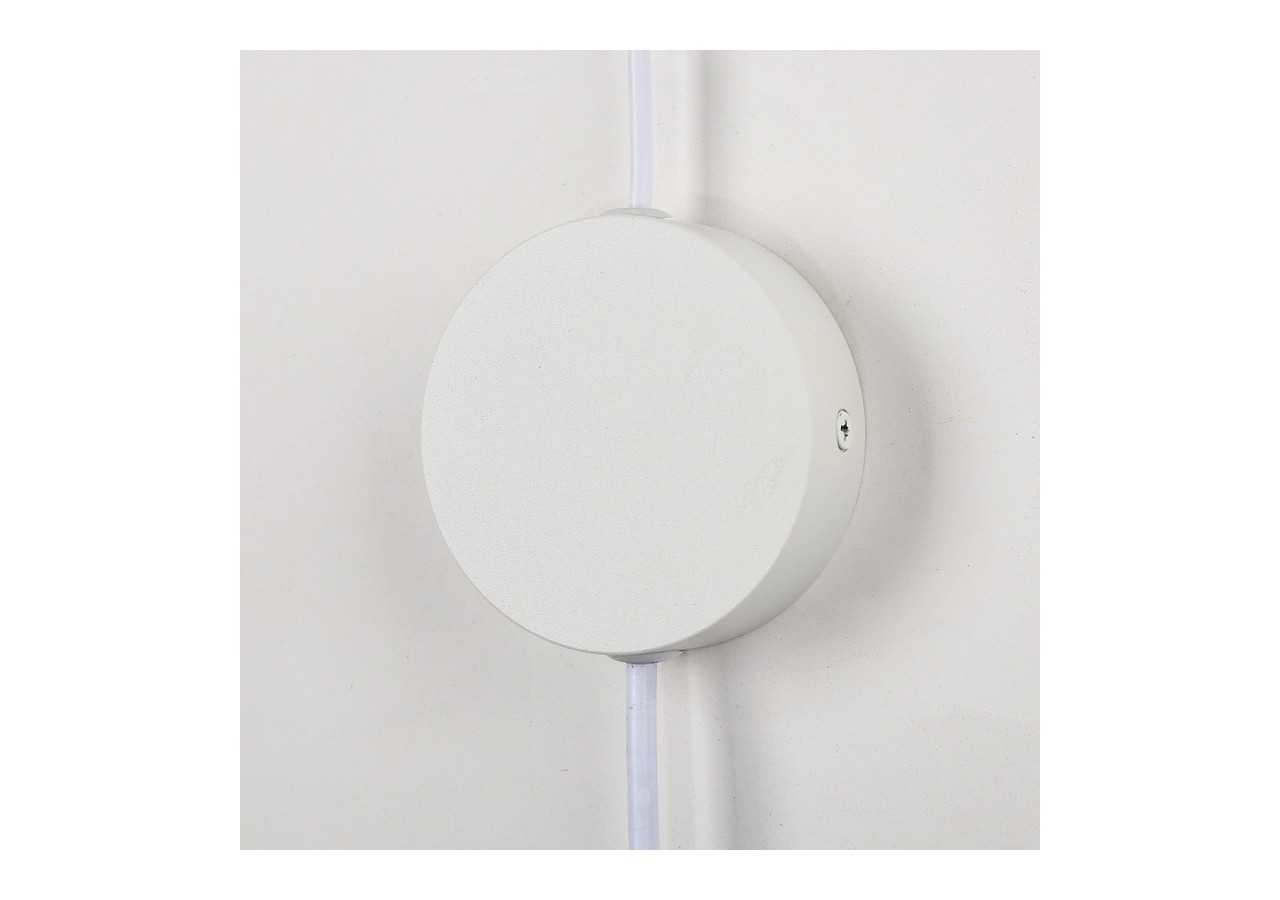 Suspension "Sam" avec prise et interrupteur et finition cuir - L3056-B - Barcelona LED