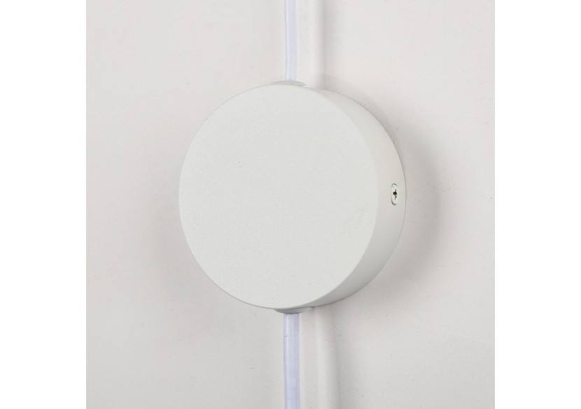 Suspension "Sam" avec prise et interrupteur et finition cuir - L3056-B - Barcelona LED