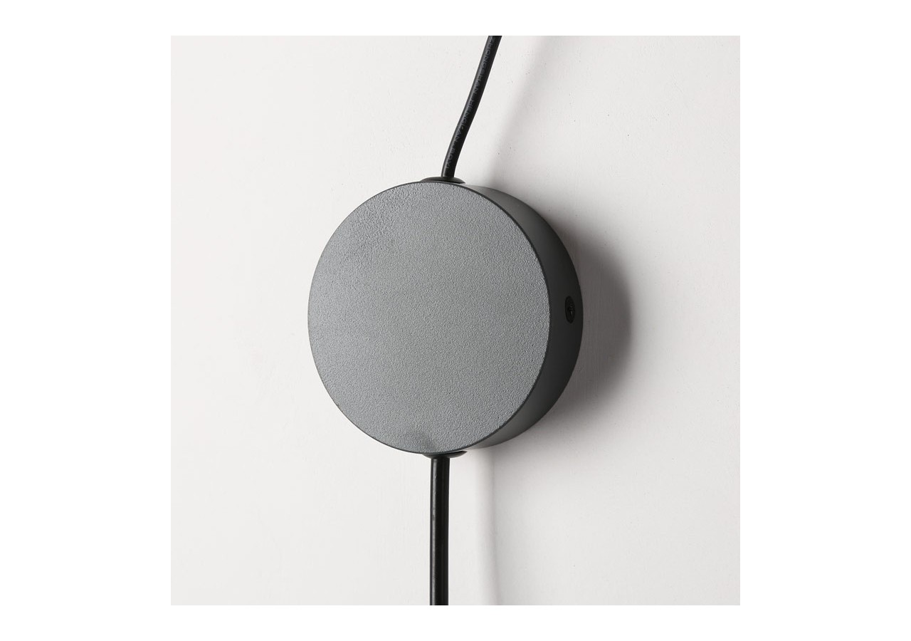 Suspension "Sam" avec prise et interrupteur et finition cuir - L3056-G - Barcelona LED