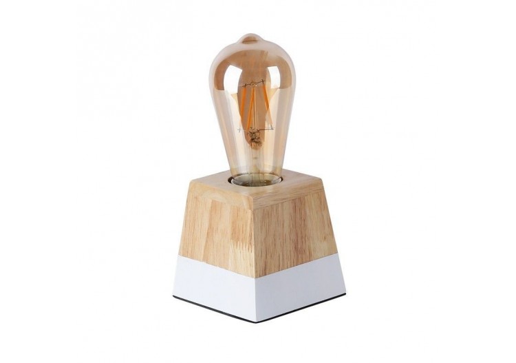 Lampe de table en bois "LAKA" - LN1701-B - Barcelona LED