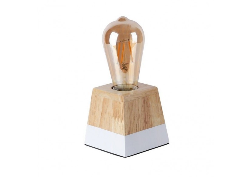 Lampe de table en bois "LAKA" - LN1701-B - Barcelona LED
