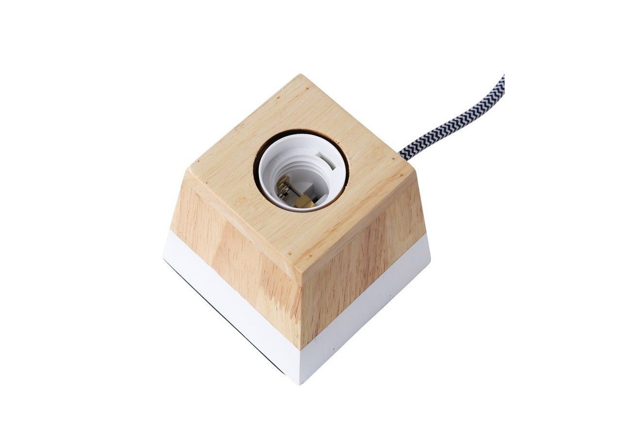 Lampe de table en bois "LAKA" - LN1701-B - Barcelona LED