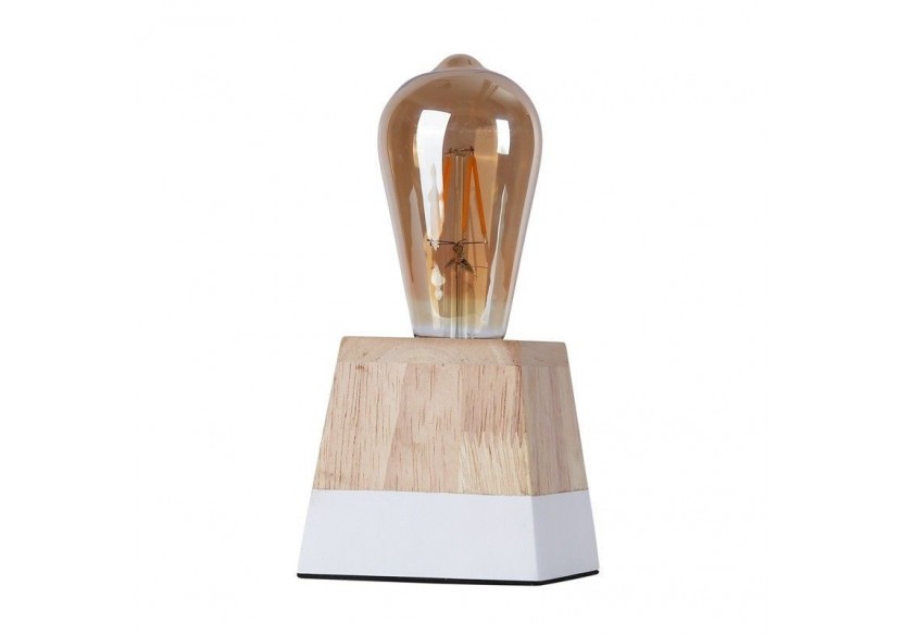 Lampe de table en bois "LAKA" - LN1701-B - Barcelona LED