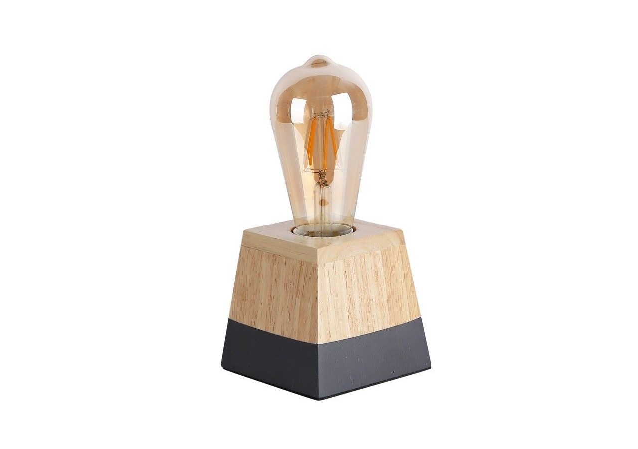 Lampe de table en bois "LAKA" - LN1701-G - Barcelona LED