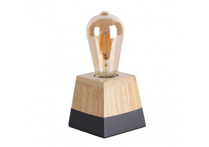 Lampe de table en bois "LAKA" - LN1701-G - Barcelona LED