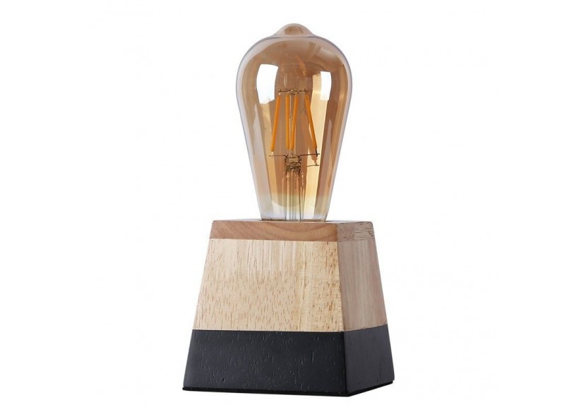 Lampe de table en bois "LAKA" - LN1701-G - Barcelona LED